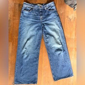 Madewell Denim Jeans with Contrast Stitching